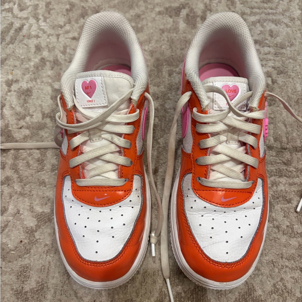 Nike Air Force One Valentines sneakers in size 3